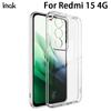 For Redmi 15 4G Phone Case IMAK Soft Slim Case UX-5 Series