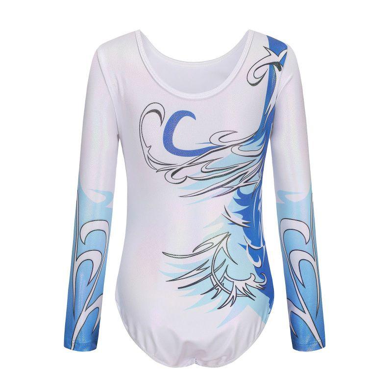 5-12 лет дети девочки гимнастическая форма комплект треугольный боди шорты и резинка для волос танцевальная одежда для выступлений