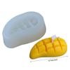 DIY Handmade Soap Making Supplies Silicone Fondant Molds Exquisite Mango-Shape Cake Decorating Candle Molds Flexible