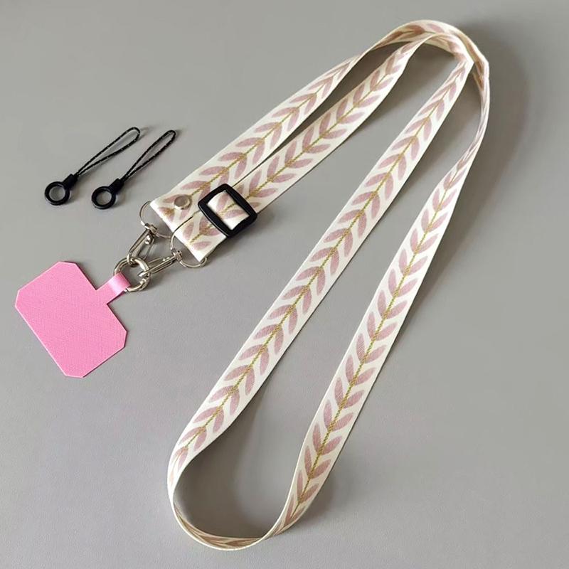 Adjustable Mobile Phone Lanyard Long Crossbody Neck Strap Phone Strap Anti-lost Hanging Rope Universal Gasket For All Phone Case