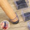 New Floor Protectors Round Bottom Chair Leg Caps Silicone Pads Non-Slip Covers Furniture Feet
