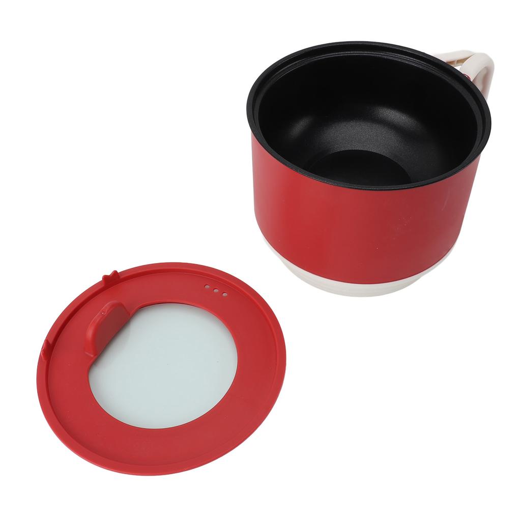 1.8L Electric Cooking Pot Multifunction Efficient Prevents Stick Foldable Handle Electric Cooker