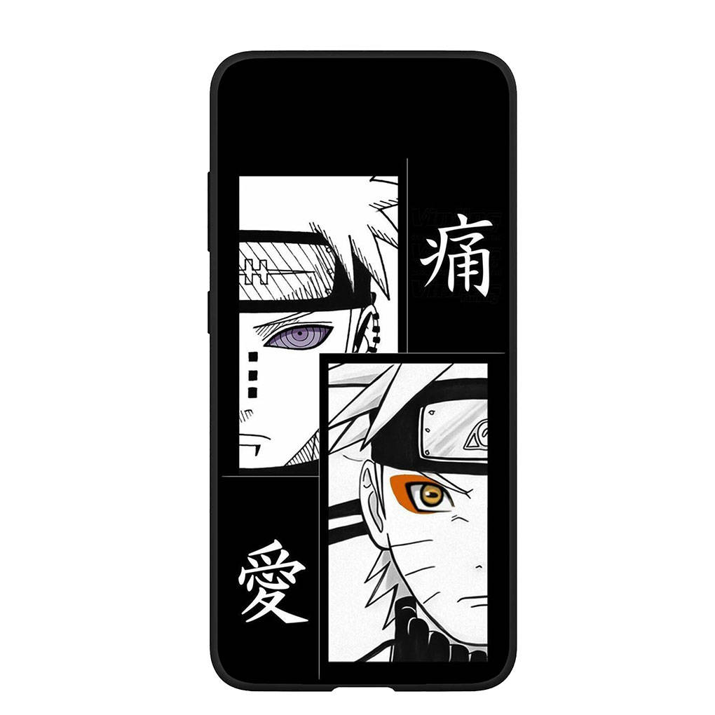 Чехол для телефона Samsung Galaxy S23 S24 iPhone 16 15 14 Xiaomi Redmi Note 13 12 11 Plus 10 9 Pro Max X XR OPPO Huawei Pain Akatsuki Naruto Itachi Uchiha