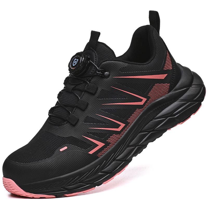 Rotating Button Safety Shoes For Men Women Protection Shoes Steel Toe Work Sneakers Puncture-Proof Indestructible Shoe Work Boot