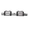 Linear Rail Slide 300mm with 2Pcs HGW25CC Carriage Slider Block CNC Kit Bearing Steel