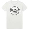 Fleetwood Mac Classic Logo White Official Tee T-Shirt Mens Unisex
