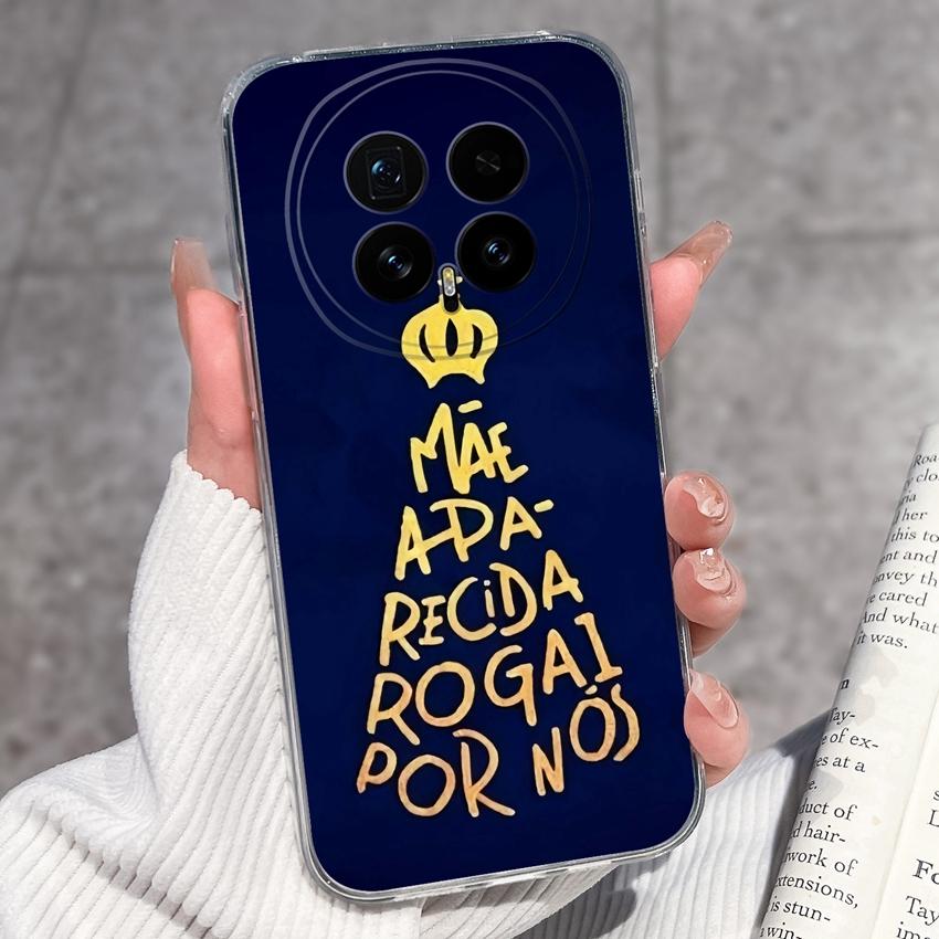 Для Huawei Honor Magic8 7 6 5 Pro Nova 12 Ultra 12i Чехол для телефона Красивый цветочный узор Прозрачный силиконовый Полностью защитный чехол Для корпуса Huawei