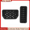 Чехлы на педали газового тормоза автомобиля из нержавеющей стали для Suzuki SX4 Aerio Ciaz Vitara S-Cross Splash Ignis Kizashi Sidekick