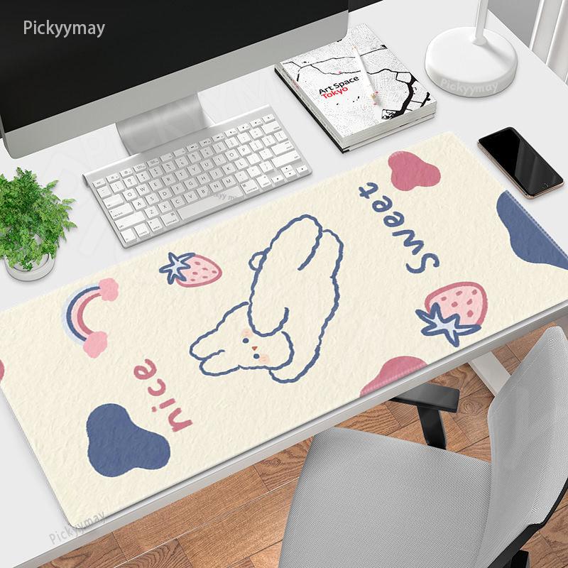 Игровые коврики для мыши Коврик для мыши Милый медведь Большой коврик для мыши Большие настольные коврики Нескользящий резиновый коврик для мыши Большие коврики для клавиатуры