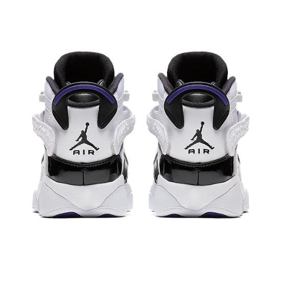 Air Jordan 6 Rings GS Белый Черный 323419-104