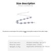 Mei Mary Turquoise waist chain - women's versatile alloy chain with floral gemstone accents