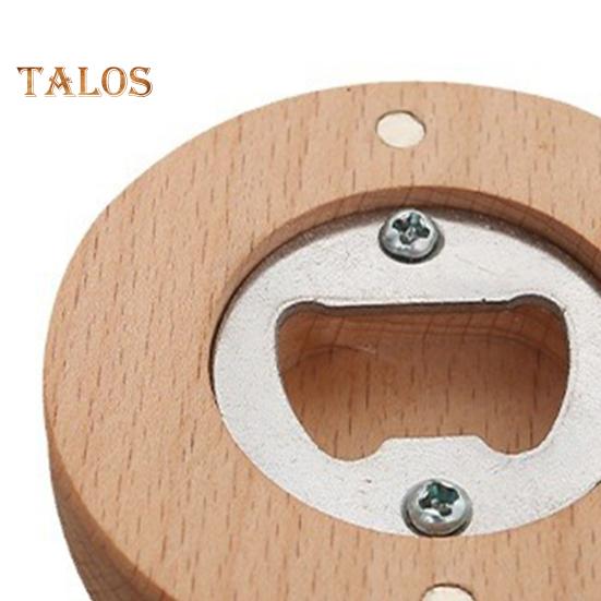 10 шт. бамбуковых магнитов для открывания бутылок 2,4x2,4 дюйма, магнит на холодильник, украшение для бара, открывалка для пива, многофункциональный кухонный инструмент, наклейка на холодильник