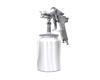 Professional Air Spray Gun, 2.0mm Nozzle Diameter, 1000cc Lower Cup, Suction Type, Adjustable Pattern, Air Volume, and Discharge Rate