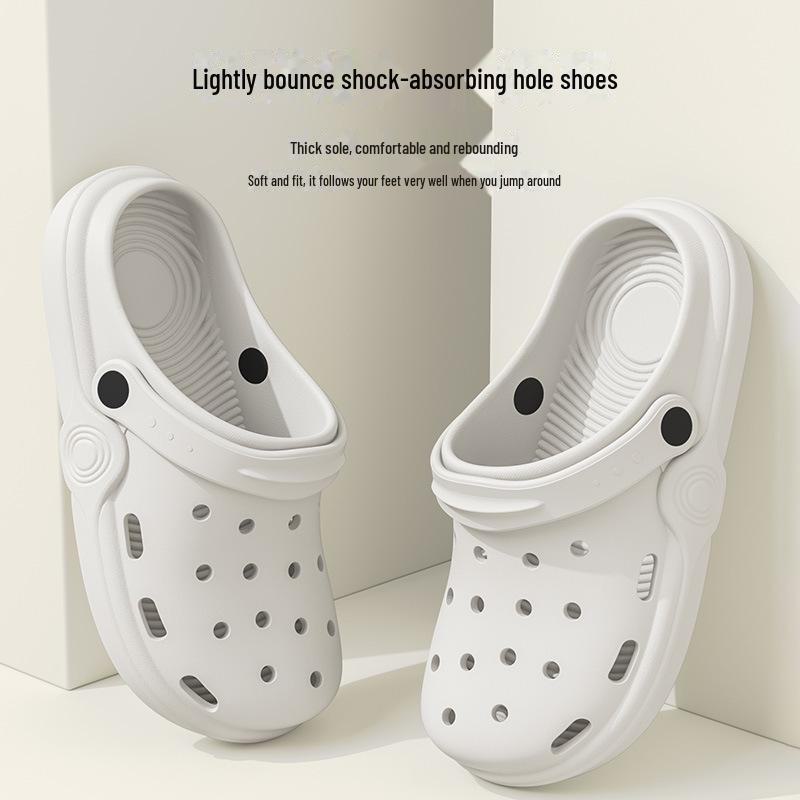 Летние легкие нескользящие сандалии с закрытым носком для женщин и мужчин - мягкая подошва для отдыха на природе и пляжа