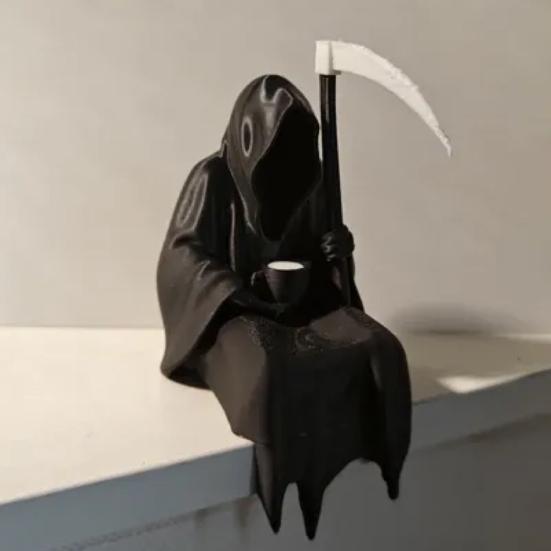 Готическая настольная скульптура Ручная работа Художественные украшения Таинственная фэнтезийная фигура Тема Хэллоуина Садовое украшение для полки