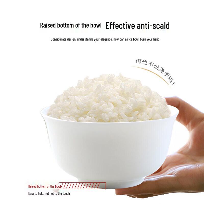 Керамическая обеденная тарелка Qiwei чисто-белая