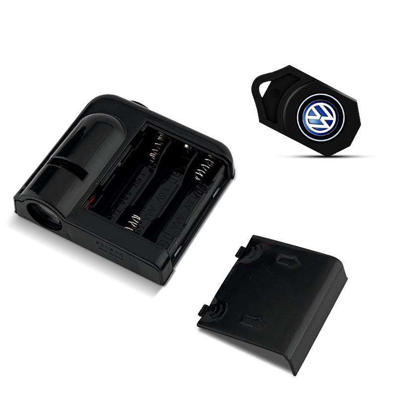 Car Door Emblem Light LED Welcome Lamp Wireless Laser Projector for VW Golf 3 4 MK3 MK4 Passat 3BG Polo 6N 9N Bora VentoKD4