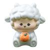 Mini Sheep Figurine Resin Miniature Animal Ornament Fall Harvesting Sheep Statue for Fairy Garden DIY Craft Micro Landscape