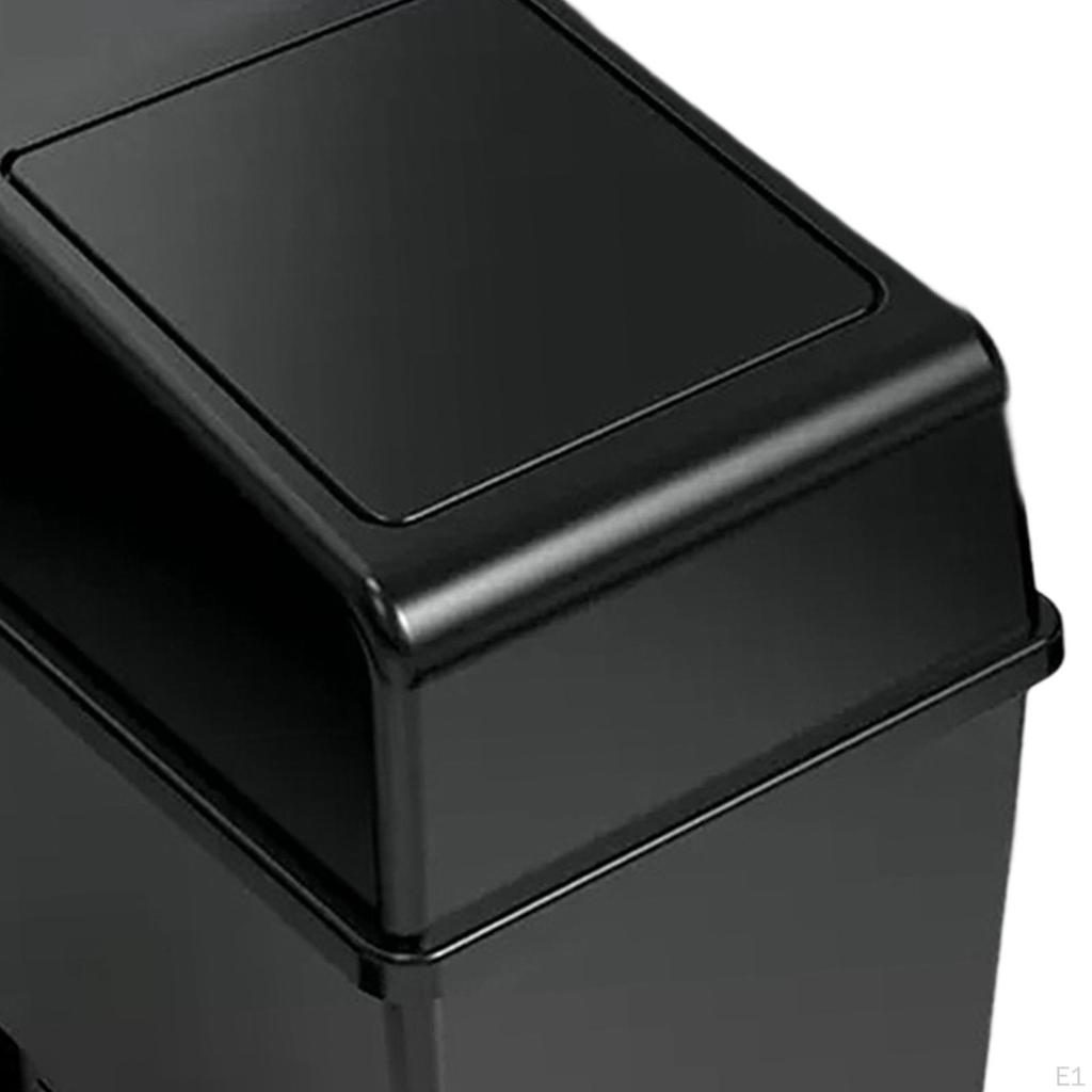 Автомобильный мусорный бак с крышкой для хранения мусора с фиксированным зажимом для кемпинга и пикника