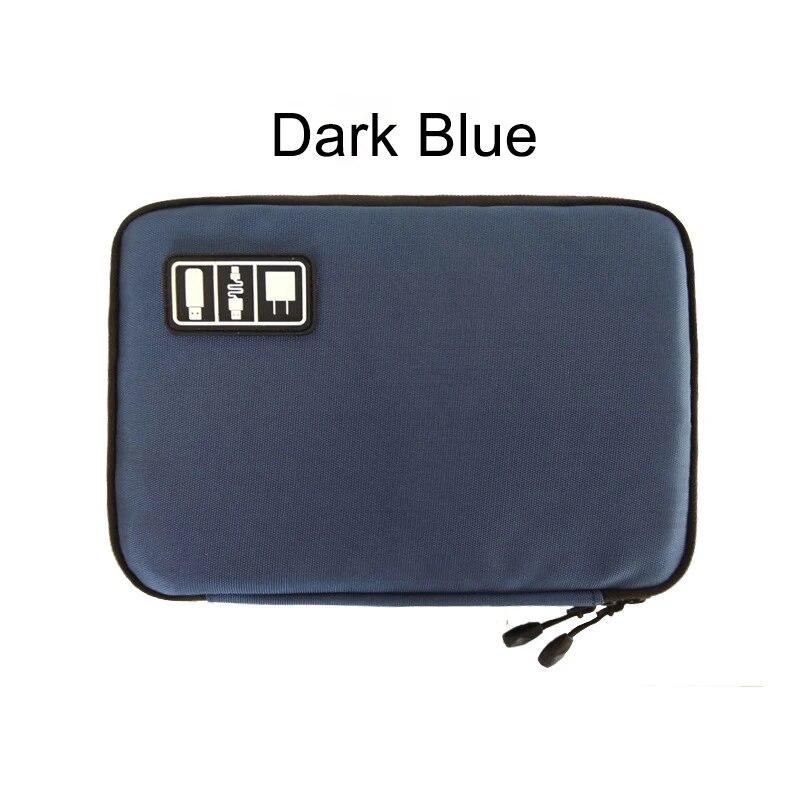 1 шт. Черный Зеленый Сумка Для Хранения Электронных Аксессуаров Органайзер Портативный USB Кабель Для Передачи Данных Зарядное Устройство Вилка Дорожный Водонепроницаемый Органайзер