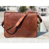 Bag Leather Genuine Men's Vintage Travel Shoulder Laptop Men Brown Messenger New