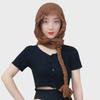 Hand-Woven Braided Headscarf for Girls - Fashionable Autumn/Winter Neck Collar & Headband