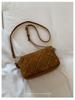 Autumn/Winter 2025 Suede Quilted Shoulder Bag - Minimalist, Versatile, Lightweight Handbag for Women.
