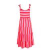 Women Dresses Summer Floral Sleeveless Maxi Dress Casual Spaghetti Strap Tiered Flowy Beach Long Dress