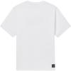 Levis Comfortable Casual Logo Print Ribbed Crew Neck Short Sleeve T-Shirt Men T-Shirts White 001AM-0013