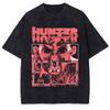 HUNTER×HUNTER ГОН ФРИКС Футболка Готическая Y2k Винтажная Стираная Оверсайз Футболка С Коротким Рукавом Хлопковые Футболки Топы Мужская Женская Одежда