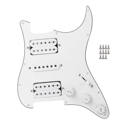 Накладка для электрогитары Humbucker с загруженным HSH звукоснимателем, предварительно распаянная