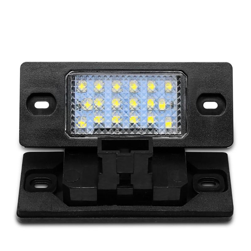 2 шт. Без ошибок SMD LED Лампа подсветки номерного знака Белый Для VW GOLF 4 5 Variant Passat B5.5 Touareg Tiguan Автомобильные задние фонари