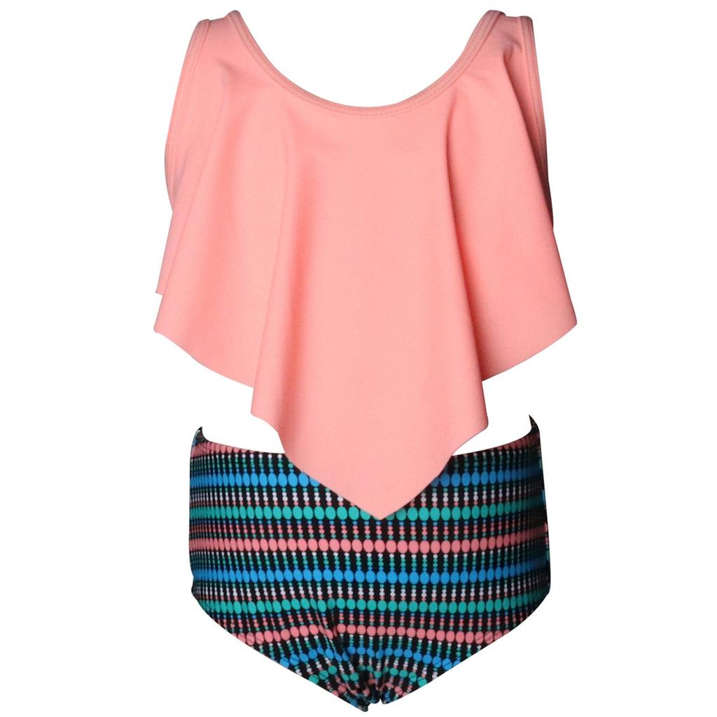 Летний слитный купальник для девочек - Купальники