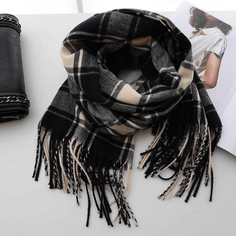 Fashion Lady Warm Long Pure Color Shawl Winter Scarf Womens