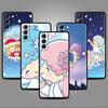 Милый чехол LittleTwinStars для Samsung Galaxy S20 S22 S21 FE S10 S9 Plus S8 Note 20 Ultra 10 Plus, мягкий чехол для телефона