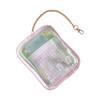 Clear PVC Storage Bag With Cartoon Prints Spacious Compartment Display Pouch For School Travel Outdoor Activities