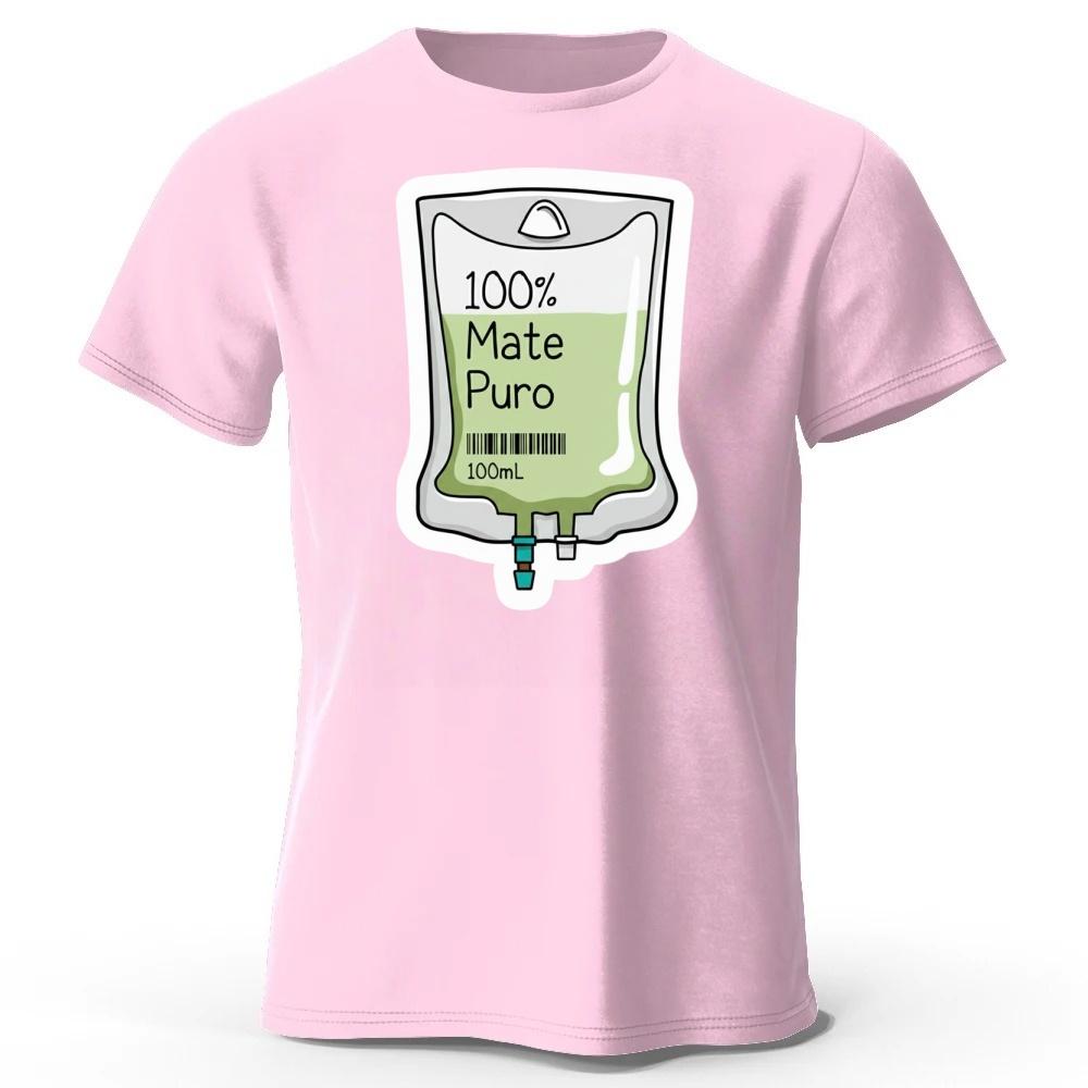 South American Humorous Pure Cotton Tshirt for Office Workers Menwomen Loose Oversized Breathable Short Sports Sleeved Shirt