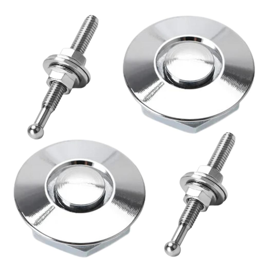 MSMint Капот Пины Быстросъемные Капот Пины Нажимного Типа Алюминиевые Универсальные Пины Капота