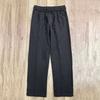 Men Long Pants Adjustable Drawstring Elastic Waist Casual Trousers with Pockets Solid Color Versatile Casual Wear