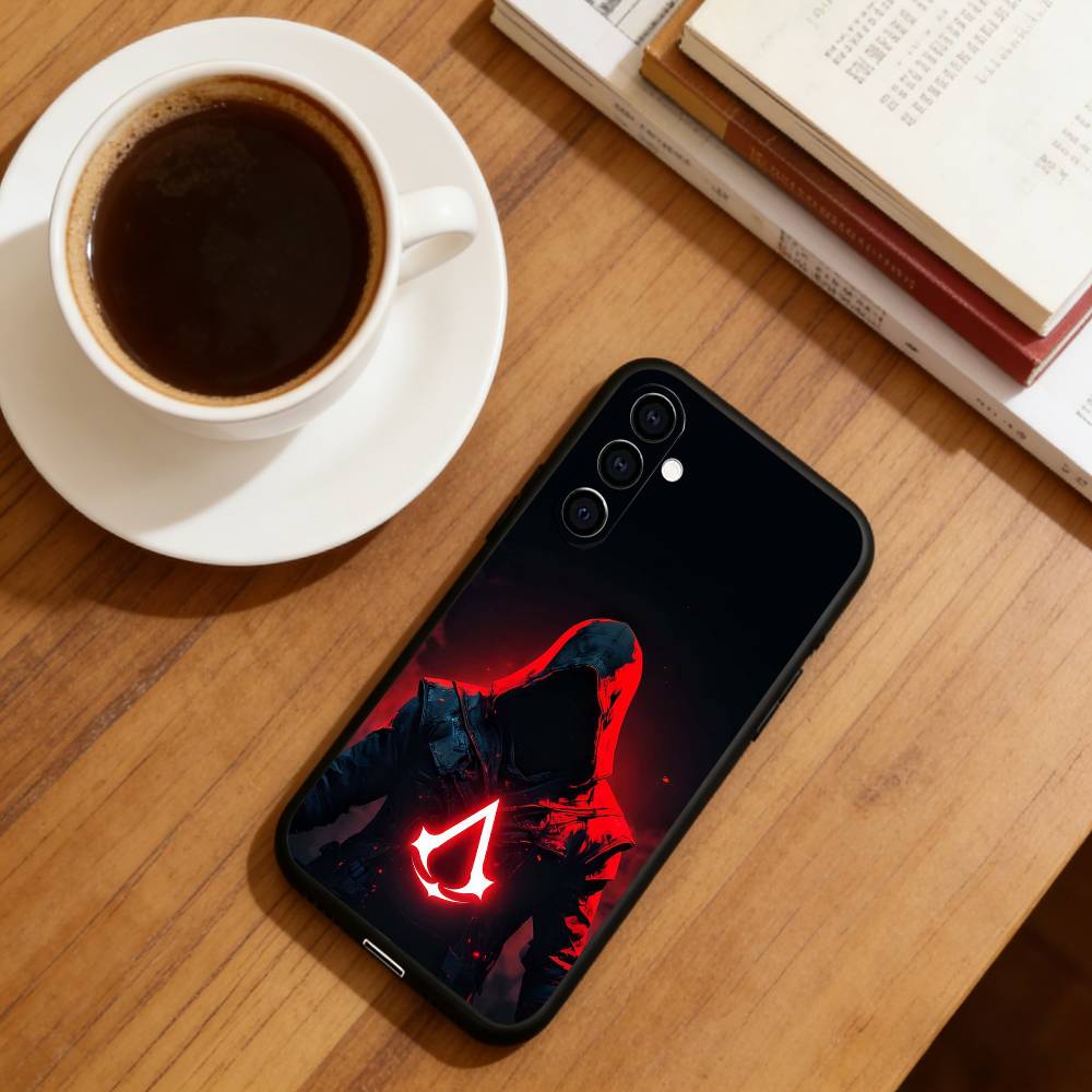 Чехол для телефона Assassin's Creed Черный Мягкий Силиконовый Для Samsung Galaxy A73,A72,A71,A70,A53,A52,A51