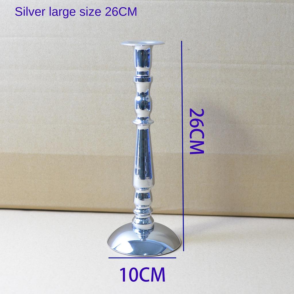 Высокотемпературный подсвечник из кованого железа с черной краской, романтический светильник при свечах, ужин, свеча, чашка, реквизит, ретро подсвечник с одной головкой