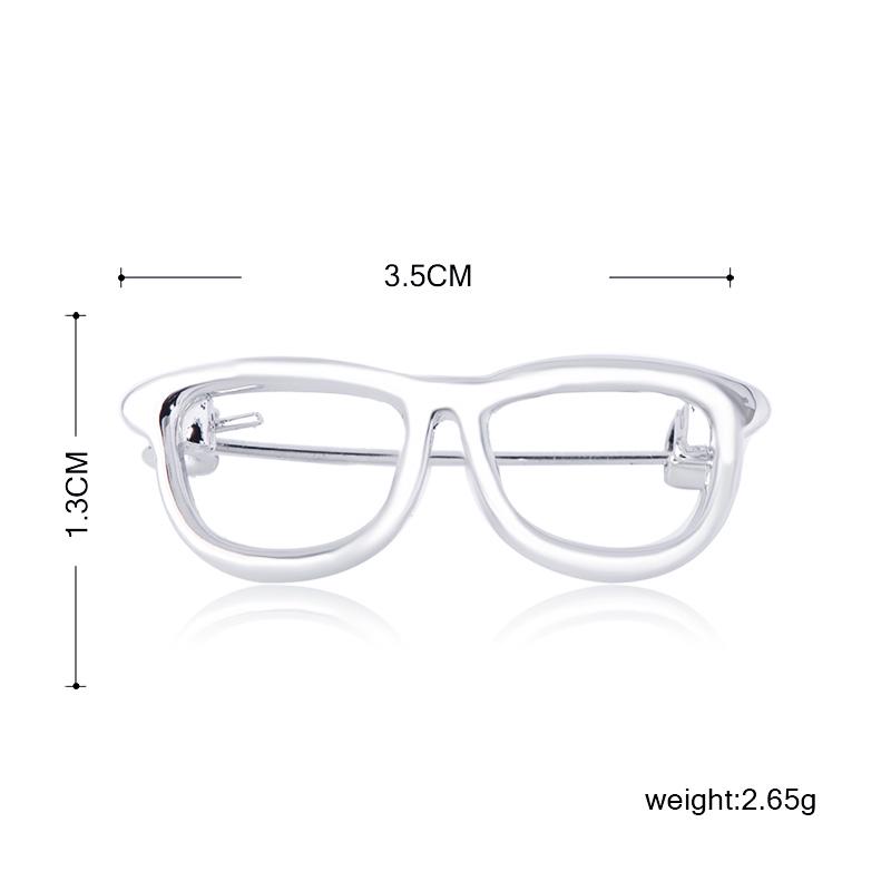 Blucome Простые элегантные солнцезащитные очки, броши в форме мужского костюма, классический воротник рубашки, женская детская сумка, шляпа, рубашка, пуговицы, заколки, пряжка, подарок