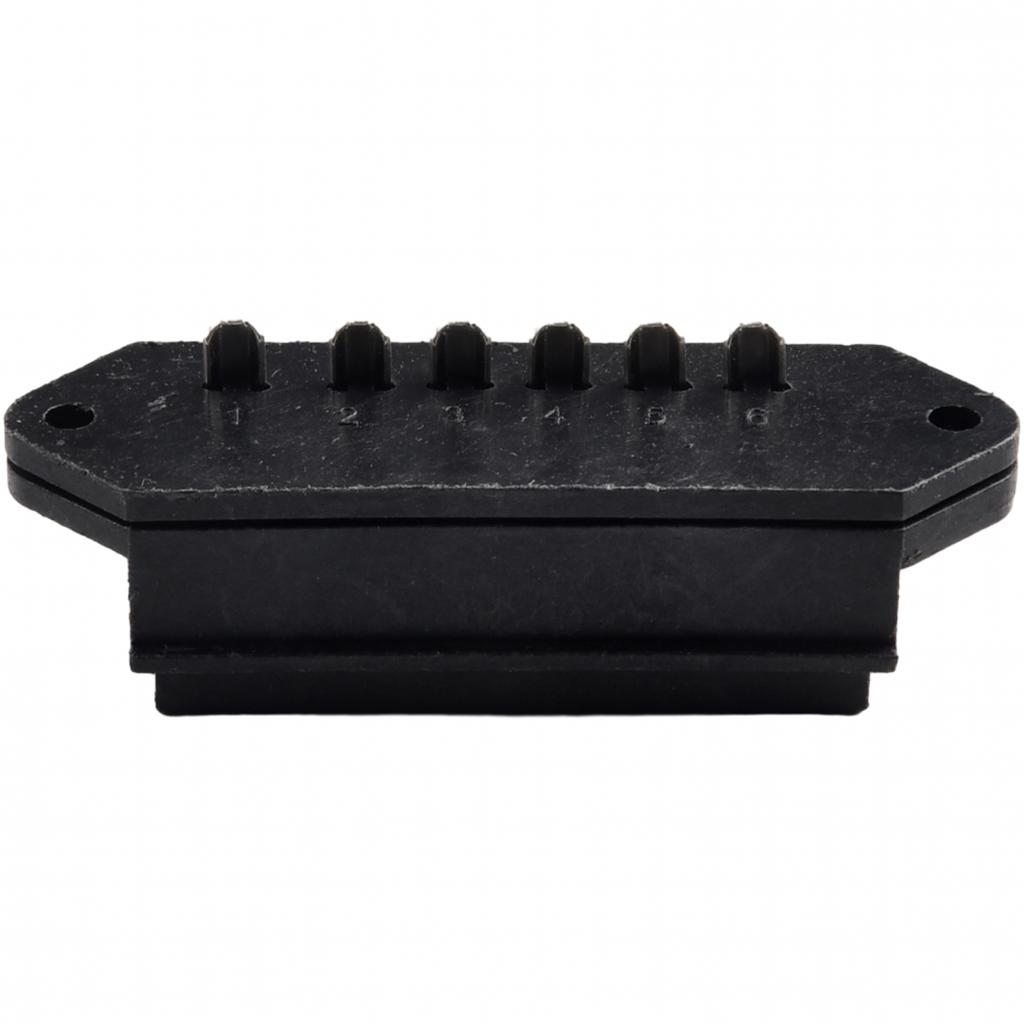 Долговечный 6-контактный разъем для аккумулятора для аккумуляторного отсека электровелосипеда, надежное соединение