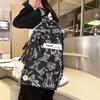 Большая вместимость школьного рюкзака для женщин Campus Bear Printed Backpack для студентов, компьютерный рюкзак