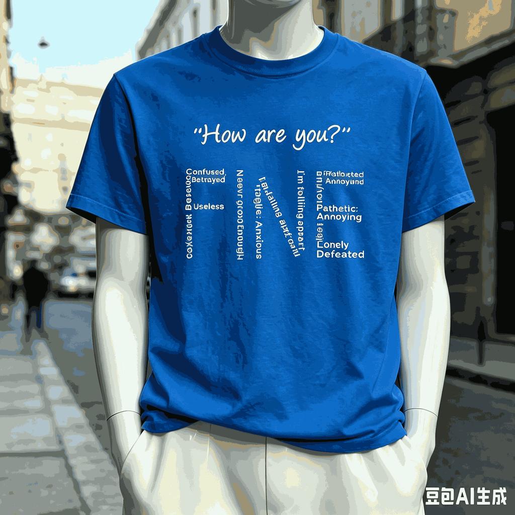 Im Fine For Fan Gift Tshirt Unisex Unisex Harajuku Oversized Unisex Short Sleeve Streetwear High Quality Couples Breathable Soft