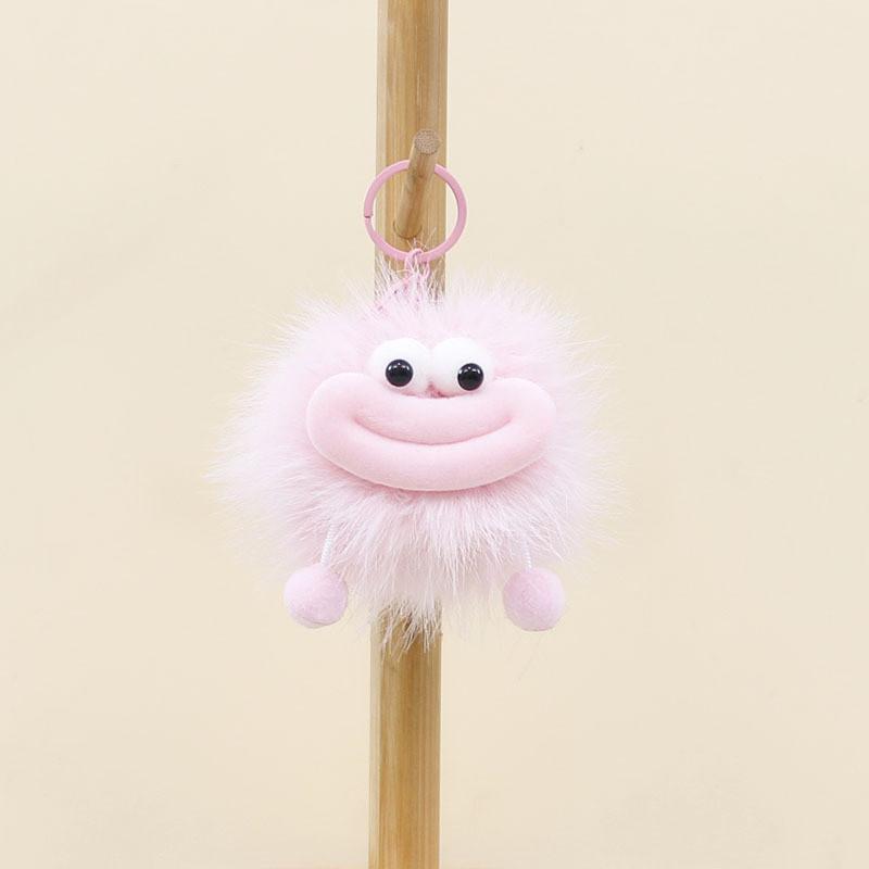 Plush Stuffed Animal Keychain With Big Mouth Design For Bag Bag Ornament