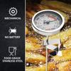 Thermo-Deep Fry Candy Thermometer with Stainless Steel Dial, Meat Cooking Thermometer, 12 "Probe, 2.5"