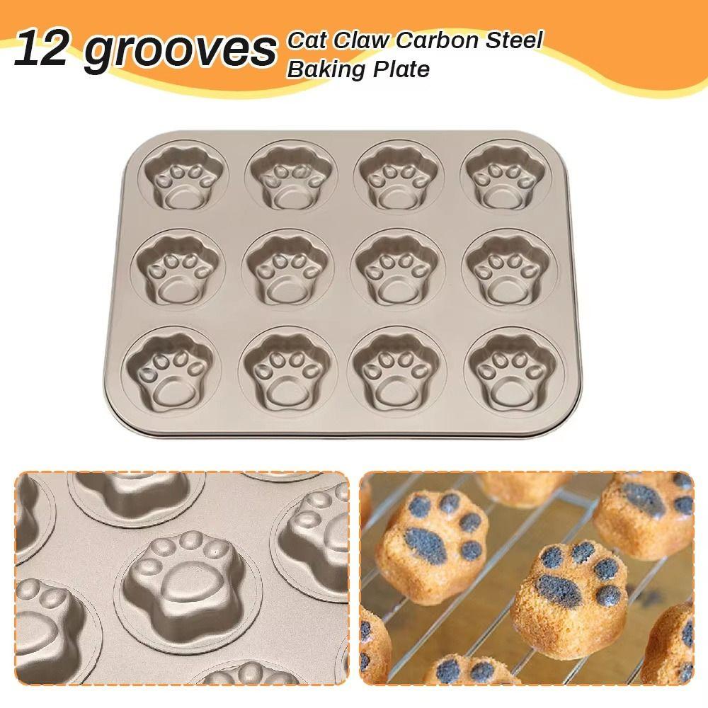 6/12 Cavity Cake Mold Non Stick Baking Mold Cute Biscuit Candy Mould Kitchen Bakeware