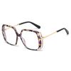 New European and American fashion square large frame sunglasses ins personalized simple casual retro versatile street sunglasses tide