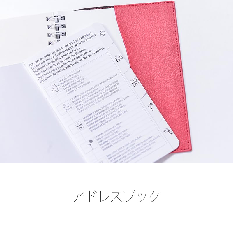 Quo Vadis 2026 Edition Time and Life 10x15 Diary (Weekly Vertical, Starting December 2025, A6 Variant, 10x15cm, French Edition) Vermilion (qv539vm)